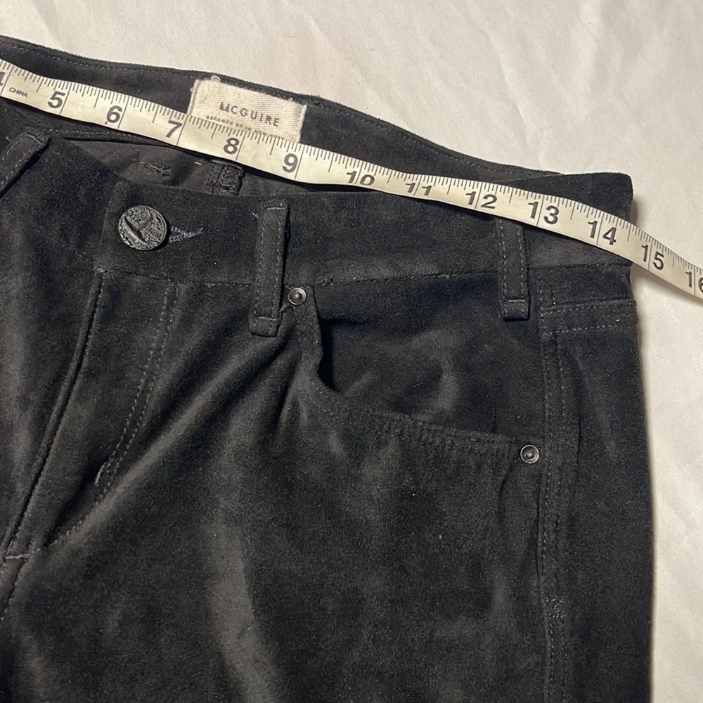 McGuire faux‎ vegan suede newton skinny pants